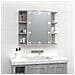 Mobile A Specchio Con Led Grigio Sonoma 70x16,5x60 Cm - Foto miniatura 10