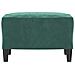 Poggiapiedi Verde Scuro 60x50x41 Cm In Velluto - Foto miniatura 3