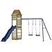 Set da Gioco da Esterno in Legno di Pino Impregnato - Foto miniatura 2