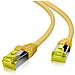 Cavo Patch Ultra Flessibile S /ftp Cat 6a Tpe Giallo 10,0 M - Foto miniatura 2