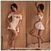 Set Di Biancheria Intima Pethuel Tuta Da Lavoro Qqfz-b27-0509-2 Bianco - Foto miniatura 1