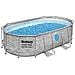 Piscina Power Steel Swim Vista Series Ii Ovale Effetto Marmo Con Oblò 56714 - Foto miniatura 2
