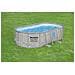 Piscina Power Steel Swim Vista Series Ii Ovale Effetto Marmo Con Oblò 56714 - Foto miniatura 4