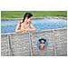Piscina Power Steel Swim Vista Series Ii Ovale Effetto Marmo Con Oblò 56714 - Foto miniatura 6