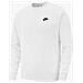 Felpa Girocollo Sportswear Club Fleece Bv2662-100 Uomo Taglia S Colore Bianco - Foto miniatura 4