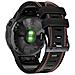 Cinturino In Silicone Bianco Per Garmin Fenix 8x 7 6x 6 5x 5 5s Black 26 Mm - Foto miniatura 1