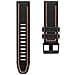 Cinturino In Silicone Bianco Per Garmin Fenix 8x 7 6x 6 5x 5 5s Black 26 Mm - Foto miniatura 5