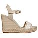 Seasonal Webbing Wedge Sandals Sandali Pelle Scarpe Donna Verde Eu 40, Fw0fw07088 Rbt - Foto miniatura 1