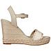 Seasonal Webbing Wedge Sandals Sandali Pelle Scarpe Donna Verde Eu 40, Fw0fw07088 Rbt - Foto miniatura 3