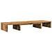 Supporto Monitor Regolabile Rovere 80x24x10,5 Cm In Truciolato - Foto miniatura 2