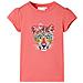 Maglietta da Bambina Corallo 116 - Foto miniatura 1