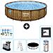 Piscina Fuori Terra - In Giro - 549x122 Cm - Bruin - Include Accessori Coordinati Cb31 - Foto miniatura 1