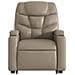 Poltrona Alzapersona Reclinabile Cappuccino in Similpelle - Foto miniatura 9