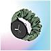 Cinturino Per Orologio Intelligente A Scrunchie Compatibile Con Google Pixel 2 - Tessuto Confortevole Ed Elegante Green - Foto miniatura 4