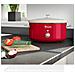 Swan Sf17031rneu Retro Slow Cooker 6,5l Pentola Rimovibile In Ceramica Antiaderente Senza Pfoa 320w Rosso - Foto miniatura 3