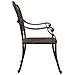 Sedia da Giardino 2 pcs Bronzo 55 x 56.5 x 91cm Alluminio - Foto miniatura 5