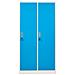 Armadietto A Porta Doppia Athlete Metallo Bianco /blu - Foto miniatura 4