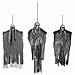 Fantasma appeso di Halloween 3 pcs Nero 66 x 110 cm Poliestere - Foto miniatura 1