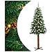 Albero di Natale snodato con 300 LED con supporto Verde 180 cm - Foto miniatura 1