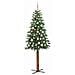 Albero di Natale snodato con 300 LED con supporto Verde 180 cm - Foto miniatura 2