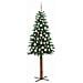 Albero di Natale snodato con 300 LED con supporto Verde 180 cm - Foto miniatura 3