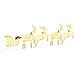 Renne LED 5 pcs Oro Tessuto - Foto miniatura 9