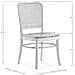 Set Di 2 Sedie Vesta Colore Bianco, Legno Massello E Rattan Naturale - Foto miniatura 7