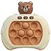 Pop it orso di peluche che si illumina gioco antistress HH - Foto miniatura 2