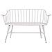 Sgabello In Metallo Bianco 128x53x86h - Foto miniatura 2