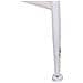 Sgabello In Metallo Bianco 128x53x86h - Foto miniatura 6