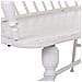 Sgabello In Metallo Bianco 128x53x86h - Foto miniatura 7