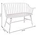 Sgabello In Metallo Bianco 128x53x86h - Foto miniatura 8