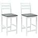 Sedie da pranzo 2 pcs Bianco 40 x 47,5 x 99,5 cm - Foto miniatura 1