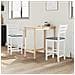 Sedie da pranzo 2 pcs Bianco 40 x 47,5 x 99,5 cm - Foto miniatura 3