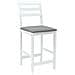 Sedie da pranzo 2 pcs Bianco 40 x 47,5 x 99,5 cm - Foto miniatura 4