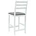 Sedie da pranzo 2 pcs Bianco 40 x 47,5 x 99,5 cm - Foto miniatura 7