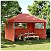 Tenda Party Terracotta 292 x 440 x 315 cm Tessuto Oxford - Foto miniatura 2
