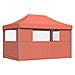 Tenda Party Terracotta 292 x 440 x 315 cm Tessuto Oxford - Foto miniatura 6