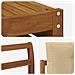 Set divani 10 pcs Naturale e Beige Legno di Acacia Massello - Foto miniatura 7