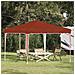 Tenda per feste a pop-up 288 x 288 x 245 cm Terracotta - Foto miniatura 2