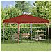 Tenda per feste a pop-up 288 x 288 x 245 cm Terracotta - Foto miniatura 3
