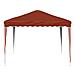 Tenda per feste a pop-up 288 x 288 x 245 cm Terracotta - Foto miniatura 6