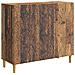 Credenza Legno antico 89 x 34,5 x 80 cm Legno ingegnerizzato - Foto miniatura 1