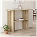 Tavolo consolle Rovere Sonoma 100 x 30 x 75 cm - Foto miniatura 4