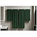 Set di asciugamani DIANA, 4 pezzi - verde bottiglia - 100% cotone - ultra assorbenti ed eleganti - Foto miniatura 1