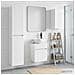 Set di mobili per il bagno 3 pz Bianco Lucido - Foto miniatura 4