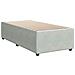 Letto box spring con materasso Grigio Chiaro Singolo Velluto - Foto miniatura 5