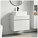 Set di mobili per il bagno Bianco Legno ingegnerizzato - Foto miniatura 5