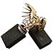 Spazzole di carbone per Kango 1400 - 6,4 x 12,82 x 18,5 mm - coppia - Foto miniatura 2