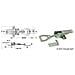 Chiusura a leva inox 250kg - Foto miniatura 1